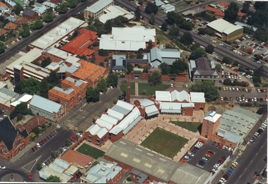 Photograph - Colour, Aerial Views of Sites Relating to the University of Ballarat, c1998