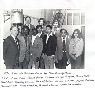 Photograph - Black and White Photograph, Ballarat College of Advanced Education Brewing Education 1967-1992