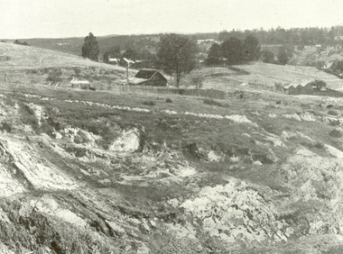 Syncline, west of the Cornish Mine, Daylesford