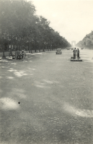 Photograph - Photograph - black and white, Frank Wright, Arc de Triumph, Champ Elysees, Paris, France, 1952, 1952