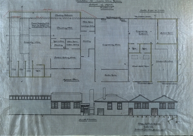 Plans, Ballarat School of Mines Plans for the Additions to Trades Class Rooms