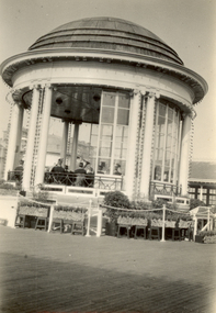 Photograph - Photograph - Black and White, St Hilda's Band in a Rotunda, 1934, April 1934