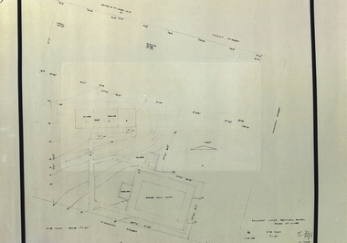 Plan (copy), Ballarat Girls' Junior Technical School plan, 1958, 06/1958