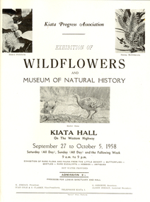 Correspondence, "Banner " Print, Dimboola, Correspondence from Kiata State School concerning an Exhibition of Wildflowers, 1958