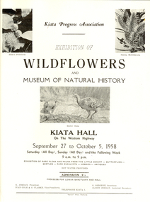 Correspondence, "Banner " Print, Dimboola, Correspondence from Kiata State School concerning an Exhibition of Wildflowers, 1958, 1958