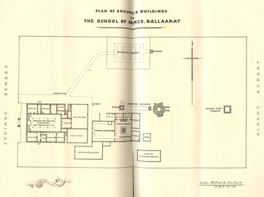 Plan of the Ballarat School of Mines