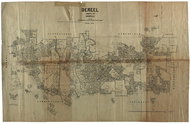 Plan, Dereel Parish Plan, 1928, 16/07/1928