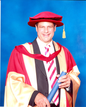 Steve Bracks in academic regalia