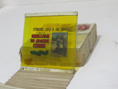 Object, Lantern Slides Advertising Subjects at the Ballarat School of Mines, 1955, c1955