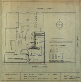 Plan - Plans, Ballarat School of Mines New Workshops, 1944, 17/11/1944