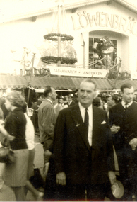Photograph - Black and White, Frank Wright at Oktoberfest, 1963, Sept 1963