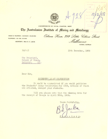 typed letter