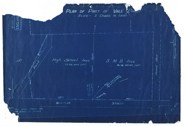 Plan, Plan of Part of Vale Park, 1928, 15/1928