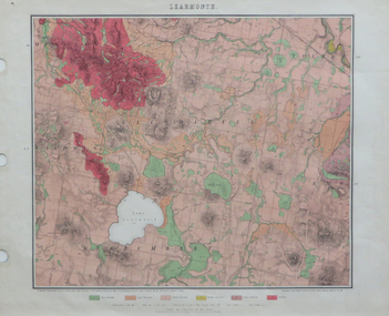 Map, Geological Map of Learmonth, 1882, 10/1882