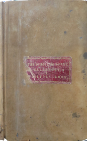 Book, Ballarat School of Mines Visitors' Book, 1879-1890