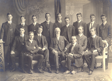 Photograph - Black and White, Ballarat School of Mines Student Association Committee, 1910