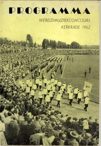 Programme, Kerkrade World Music Programme, 1962, 1962