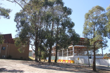 Photograph - Photograph - Colour, Clare Gervasoni, Federation University Mt Helen Campus Y Building Under Construction, 2015, 30/12/2015
