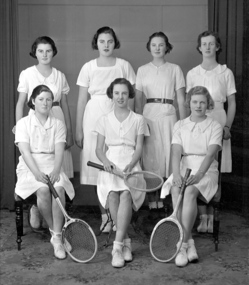 Image, Ballarat School of Mines Tennis Team, 1937, 1937