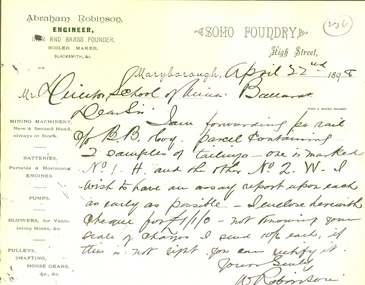 Handwritten letter