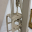 very close up view of model of Allan Mine Cage Safety Brake