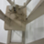 Top down view of model of Allan Mine Cage Safety Brake
