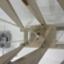 Downward view of model of Allan Mine Cage Safety Brake