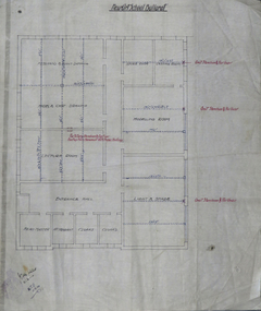 Plan, Ballarat Technical Art School Plan of Proposed Fittings, 1914, 05/03/2014