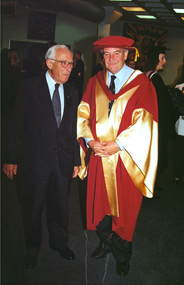 Photograph - Photograph - Colour, Federation University Chancellor Professor David Caro and Dr David Haymes
