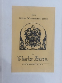 Book, T.A. Rickard, Technical Writing by T.A. Rickard, 1939