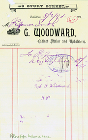 Document, Invoices to the Ballarat School of Mines, 1898, 1898