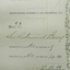 Printed and handwritten receipt