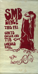 Poster, Alistair Heighway, Ballarat School of Mines Dance, 1967