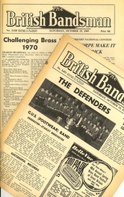 Newspaper, The British Bandsman, 1960's
