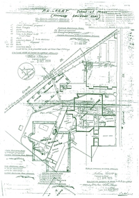 Plan, Plan Former Ballarat Gaol and Ballarat School of Mines Buildings, 1926/1927