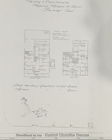 Plans, Former Ballarat Gaol Warder's Quarters