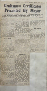Newspaper clipping
