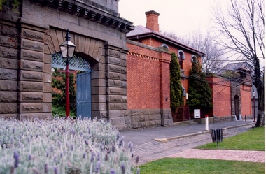 Photograph - Photograph - Colour, Former Ballarat Gaol Gates and Warden's Quarters, 2001, 1991