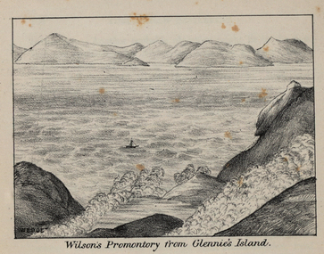 Image, John Helder Wedge, Glennie's Island, c1835