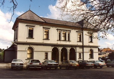 Photograph - Black and white sketch, Former Ballarat Supreme Courthouse (later Courthouse Theatre), c1994