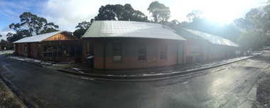 Photograph - Colour, Federation University Mount Helen Campus Childcare Centre on a snowy day, 2016, 13/07/2016