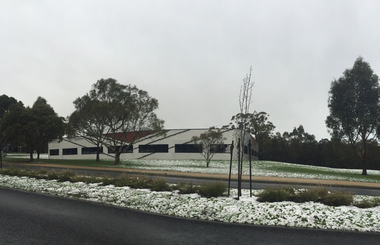 Photograph - Colour, Ballarat Technology Park on a Snowy Morning, 2016, 13/07/2016