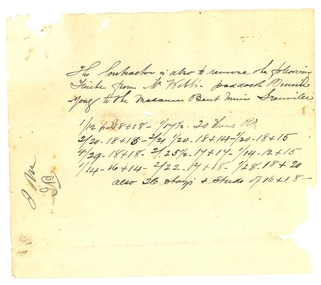 Document, Contract for the Madame Bent Gold Mining Company, 1886
