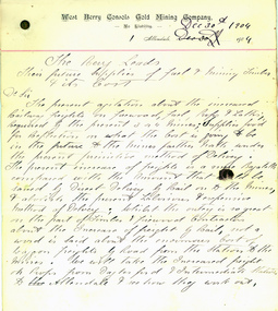 Document, Richard B. Squire, The Berry Leads, Their Future Supplies of Fuel and Mining Timbers and its Costs, by Richard Squire, 1904, 1904