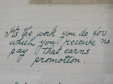 Booklet, Ballarat School of Mines Examination Results by H.W. Goldsmith, 1939-1949