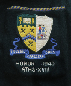 Clothing - Costume - Blazer, 1940 Honor Blazer - Athletics XVIII, c1940