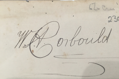 Book, Notebook of William H. Corbould, c1886