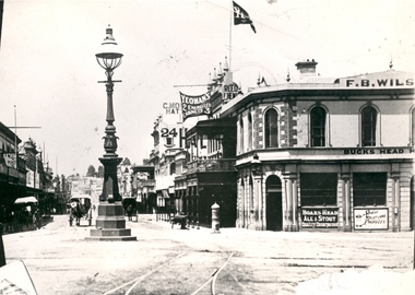 Photograph - Black and White, Bridge Street Ballarat , c1890, c1890