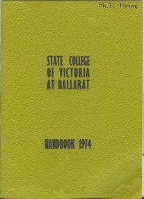 Green covered book