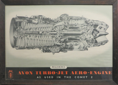 Plan - Engine, Rolls Royce Avon Turbo Jet